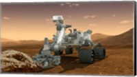 Artist's Concept of NASA's Mars Science Laboratory Curiosity rover Fine Art Print