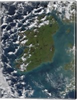 Phytoplankton Bloom off the Coast of Ireland Fine Art Print