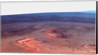 False Color Mosaic of Greeley Haven on Mars Fine Art Print