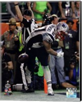 Rob Gronkowski Touchdown Celebration Super Bowl XLIX Fine Art Print