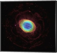 Hubble Reveals the Ring Nebula's True Shape Fine Art Print