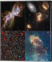 Hubble Servicing Mission 4 Early Release Observations Fine Art Print