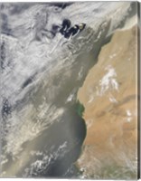 Dust Storm off West Africa Fine Art Print