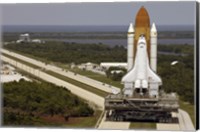Space Shuttle Discovery Resting on the Mobile Launcher Platform Fine Art Print