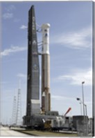 The Atlas V/Centaur arrives on the Launch Complex Fine Art Print