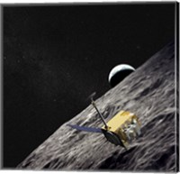 Artist Concept of the Lunar Reconnaissance Orbiter Fine Art Print