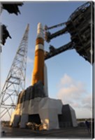 The Delta IV Rocket that will Launch the GOES-O Satellite into Orbit Fine Art Print