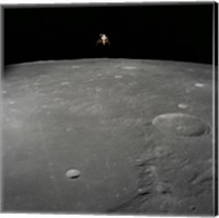The Apollo 12 Lunar Module Intrepid is set in a Lunar Landing Configuration Fine Art Print
