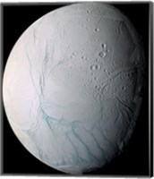 Saturn's Moon Enceladus Fine Art Print