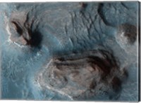 Mesas in the Nilosyrtis Mensae Region of Mars Fine Art Print