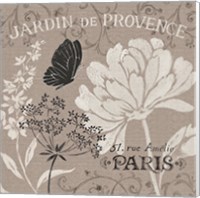 French Linen Garden III Fine Art Print
