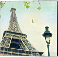 Paris Eiffel Letter Fine Art Print