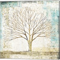 Solitary Tree Collage Fine Art Print