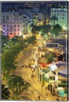 Overview of La Pantiero, Cannes, France Fine Art Print