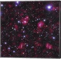 Dark Matter Distribution in Supercluster Abell 901/902 Fine Art Print