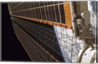 A Solar Array Wing on the International Space Station Fine Art Print