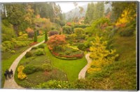 The Sunken Garden, Butchart Gardens, Victoria, BC Fine Art Print