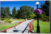 Gardens at Governor's House Victoria, British Columbia, Canada Fine Art Print