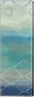 Abstract Waves Blue/Gray Panel II Fine Art Print