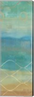 Abstract Waves Blue Panel II Fine Art Print