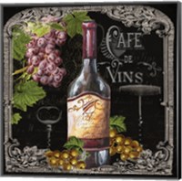 Cafe de Vins Wine I Fine Art Print
