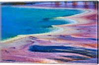 Pattern in Bacterial Mat, Midway Geyser Basin, Yellowstone National Park, Wyoming Fine Art Print