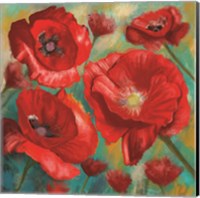 Red Poppies Bloom of Joy Fine Art Print