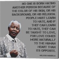 No One - Nelson Mandela Quote Fine Art Print