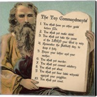 Tablets of the Ten Commandments Fine Art Print