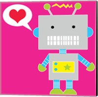 Robot - Pink Fine Art Print