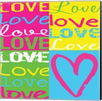 Love Squares Fine Art Print