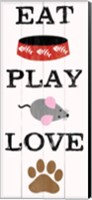 Eat Play Love - Cat 1 Fine Art Print