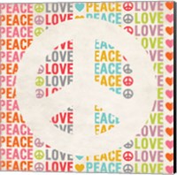 Peace Love 2 Fine Art Print