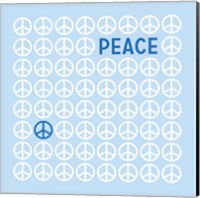 Peace Blue Fine Art Print