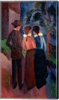 Promenade Of Three People I,  1914 Fine Art Print