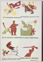 Soviet Poster Against Wrangel'S White Guards 1920 Fine Art Print