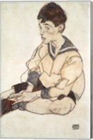 Portrait Of Paul Erdmann In A Sailor Suit Fine Art Print