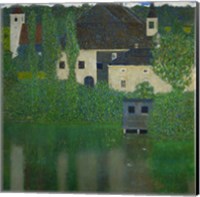 Unterach Manor On The Attersee Lake In Austria,  1915-1916 Fine Art Print