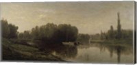 The Banks Of The Oise, 1859 Fine Art Print