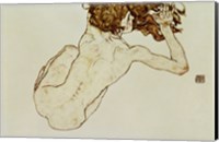 Crouching Nude Fine Art Print