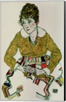 Portrait Of The Artist's Wife, 1917 Fine Art Print