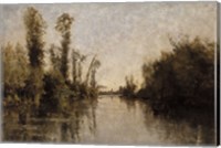 Banks Of The Seine, 1851 Fine Art Print