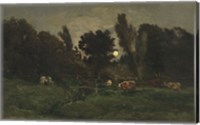The Graveyard At Villerville (Calvados), 1875 Fine Art Print