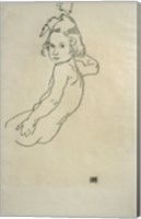 Nude Child, 1917 Fine Art Print