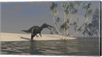 Suchomimus Hunting for Food Fine Art Print