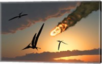 Pteranodons in Flight Fine Art Print