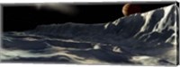 Ice Scarp on Callisto Fine Art Print