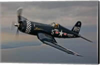 A Vought F4U-4 Corsair Fine Art Print