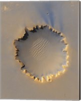 Victoria Crater on Mars Fine Art Print