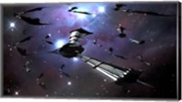 Xeelee Nightfighters Fine Art Print